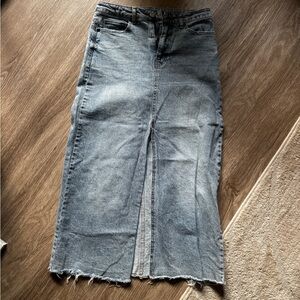 Habitual Light Blue Denim Jean Skirt